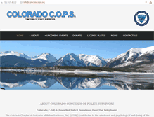 Tablet Screenshot of coloradocops.org